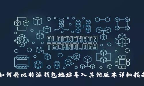 如何将比特派钱包地址导入其他版本详细指南