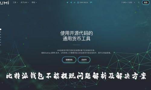 比特派钱包不能提现问题解析及解决方案
