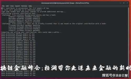 区块链金融峰会：杨澜带你走进未来金融的新时代